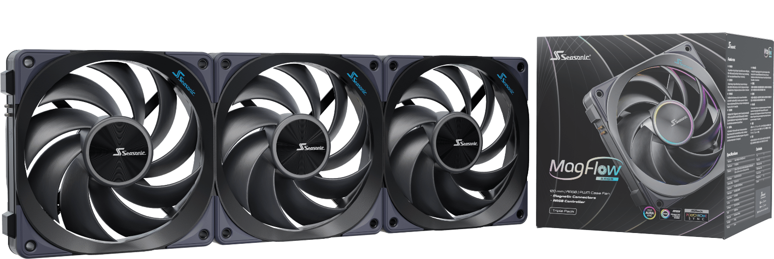 Seasonic MagFlow A-RGB 3-pack