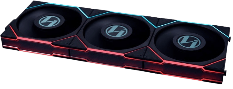 Lian Li UNI FAN TL LCD 3-pack 120mm Svart