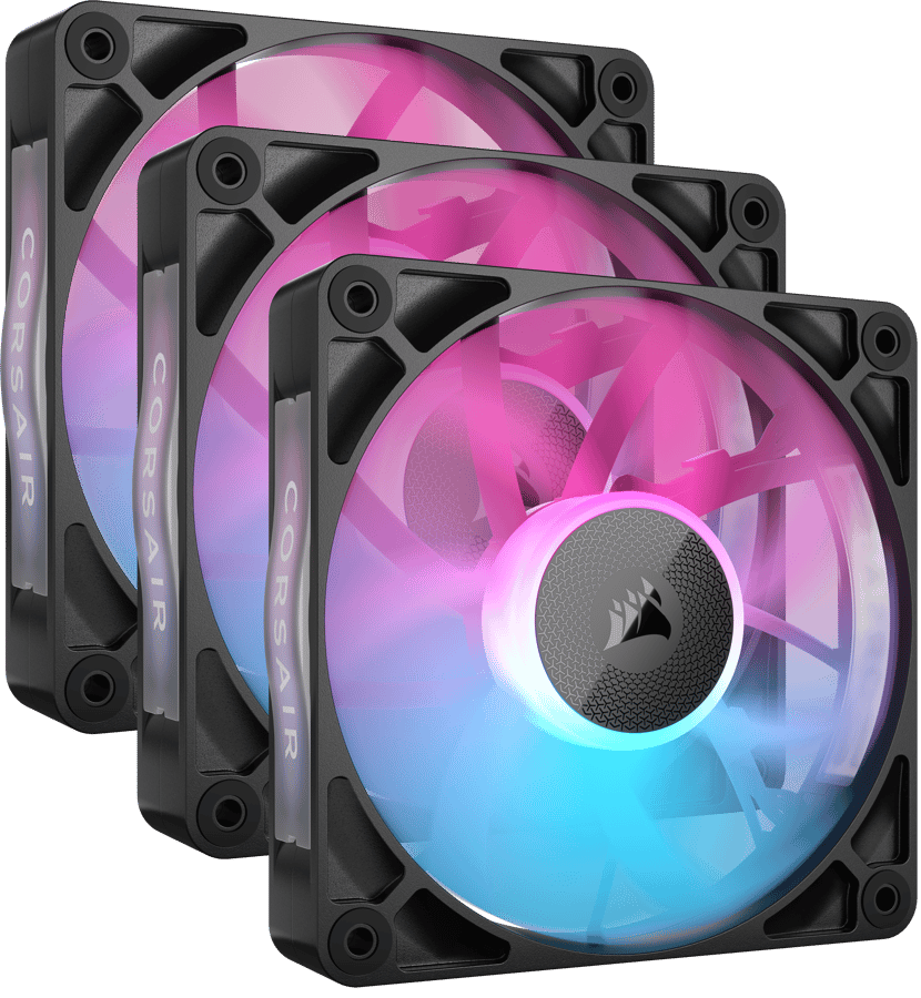 Corsair iCUE LINK RX120 RGB Svart 3-pack