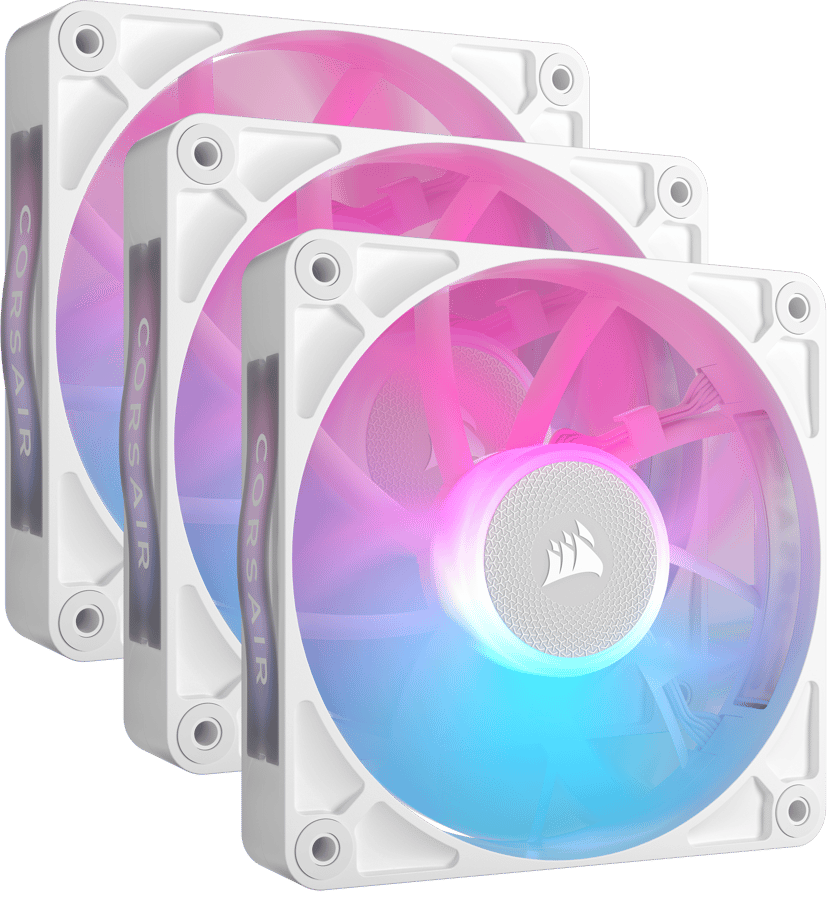 Corsair iCUE LINK RX120 RGB Vit 3-pack