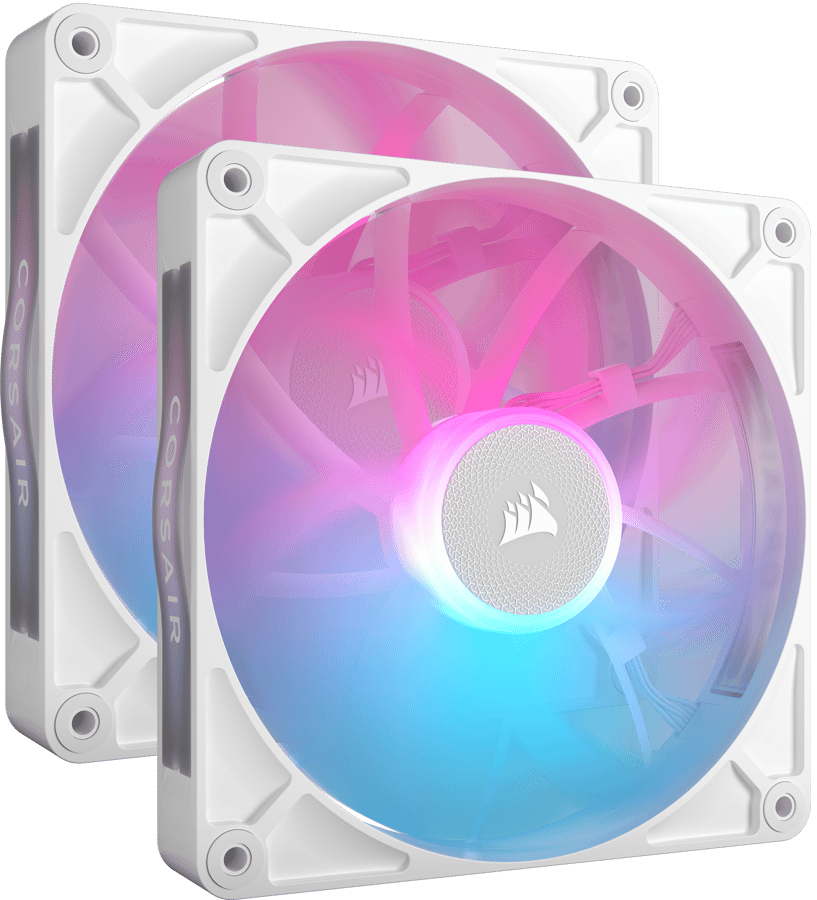 Corsair iCUE LINK RX140 RGB Vit 2-pack