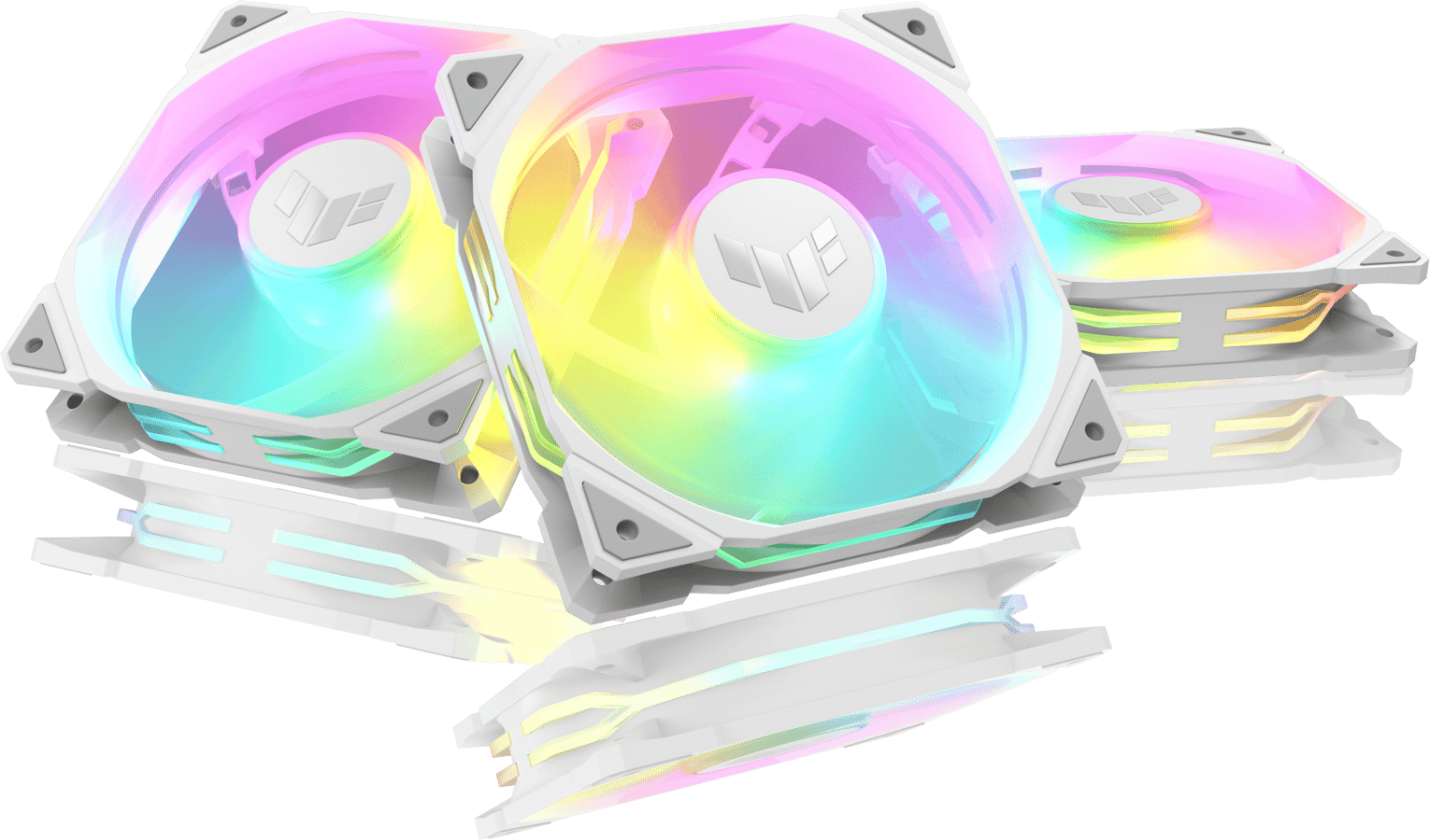 ASUS TUF Gaming TR120 A-RGB 3-pack Vit Reverse