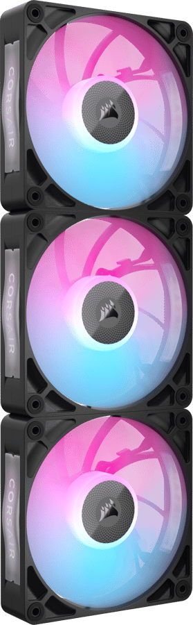 Corsair iCUE LINK RX120 Max RGB Svart 3-pack