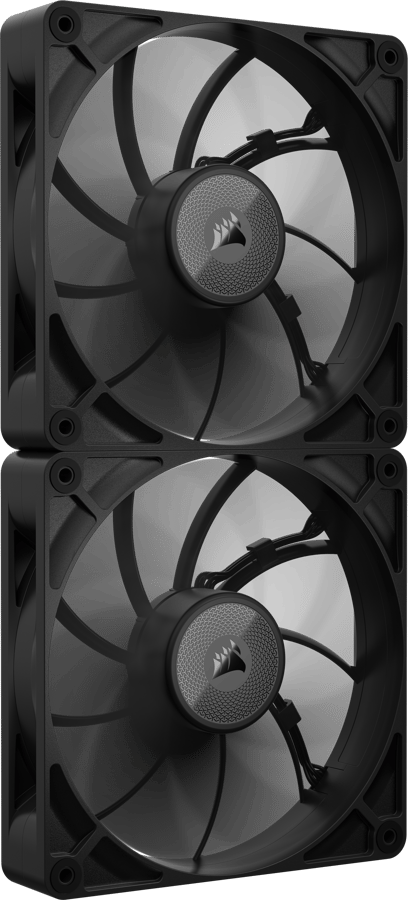 Corsair iCUE LINK RX140 Max Svart 2-pack