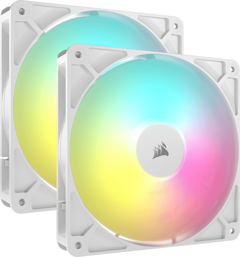 Corsair RS140 ARGB Vit 2-pack