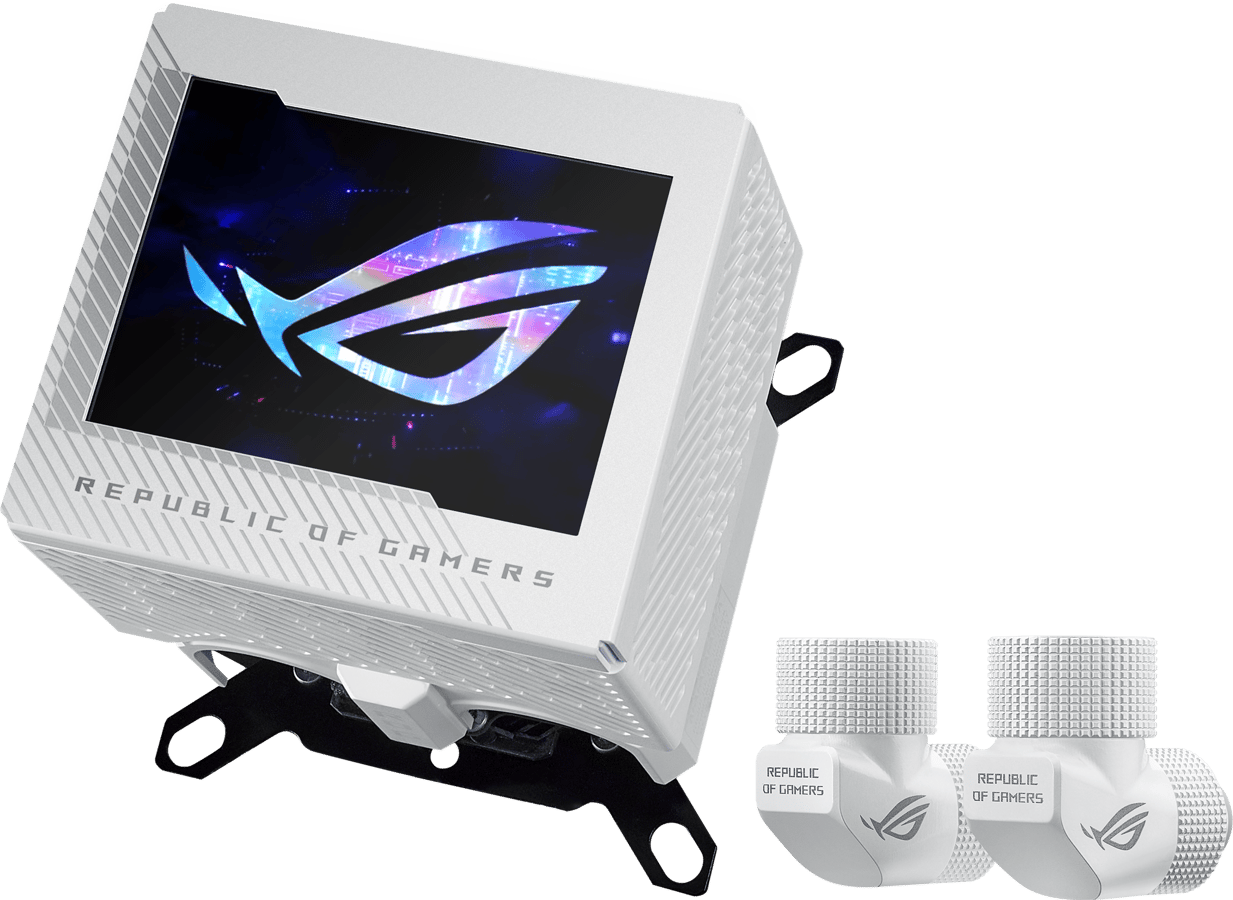 ASUS Ryujin III Vattenblock Vit AM5/AM4 och LGA 1700/1851/1200/115x