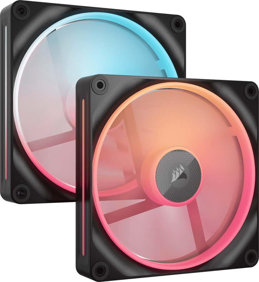 Corsair iCUE LINK LX140-R RGB Svart Reversed 2-pack