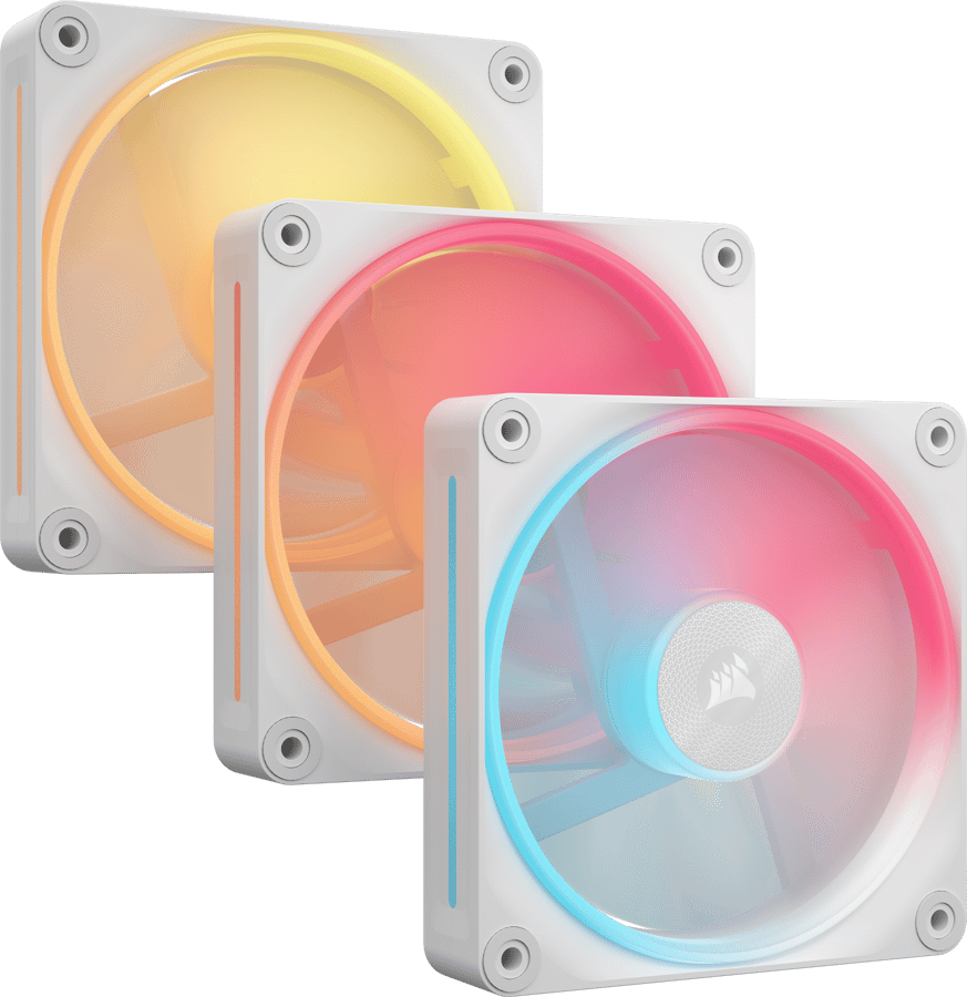 Corsair iCUE LINK LX120-R RGB Vit Reversed 3-pack
