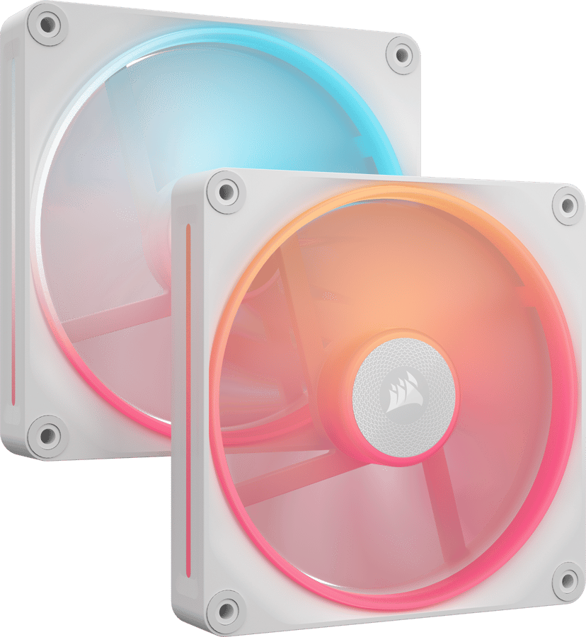 Corsair iCUE LINK LX140-R RGB Vit Reversed 2-pack