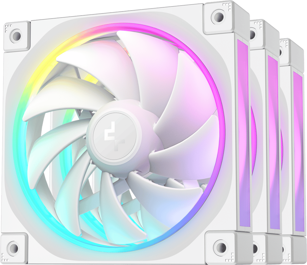 Deepcool FL12 3in1 Vit 120mm 3-pack