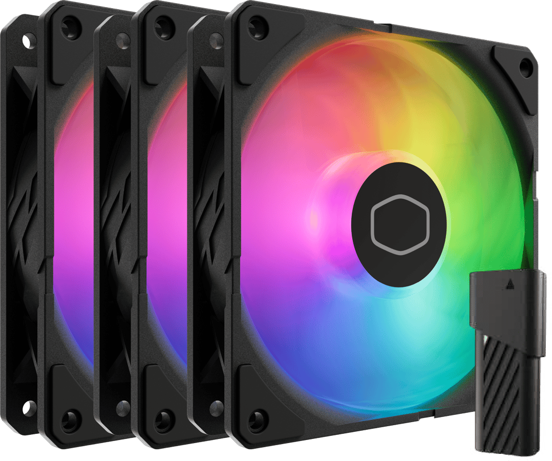 Cooler Master Sickleflow Edge 120 A-RGB 3-pack med kontroll Svart