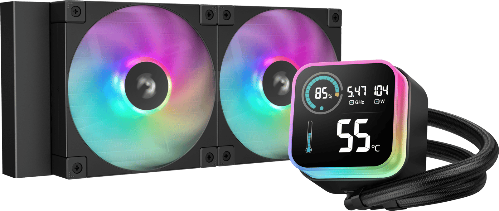 DeepCool LQ240 Svart