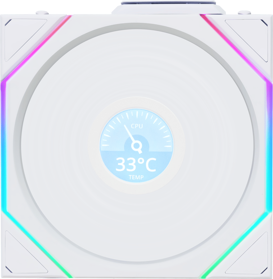 Lian Li UNI FAN TL 120mm Wireless LCD Reverse Vit
