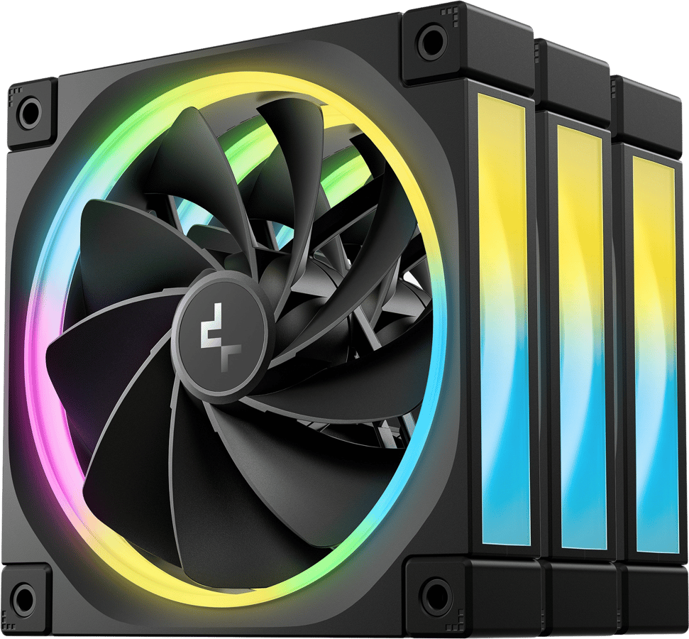 Deepcool FL12R 3in1 Svart 120mm 3-pack Reverse