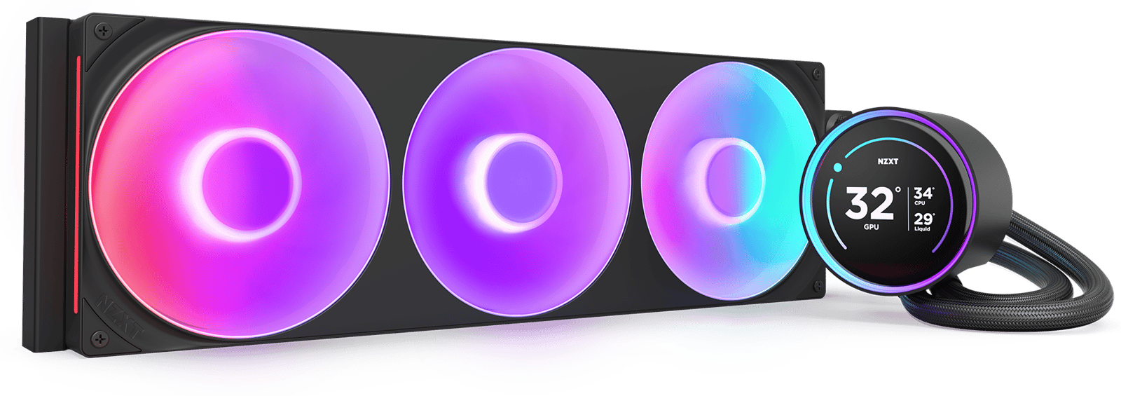 NZXT Kraken Elite RGB V2 420 Svart