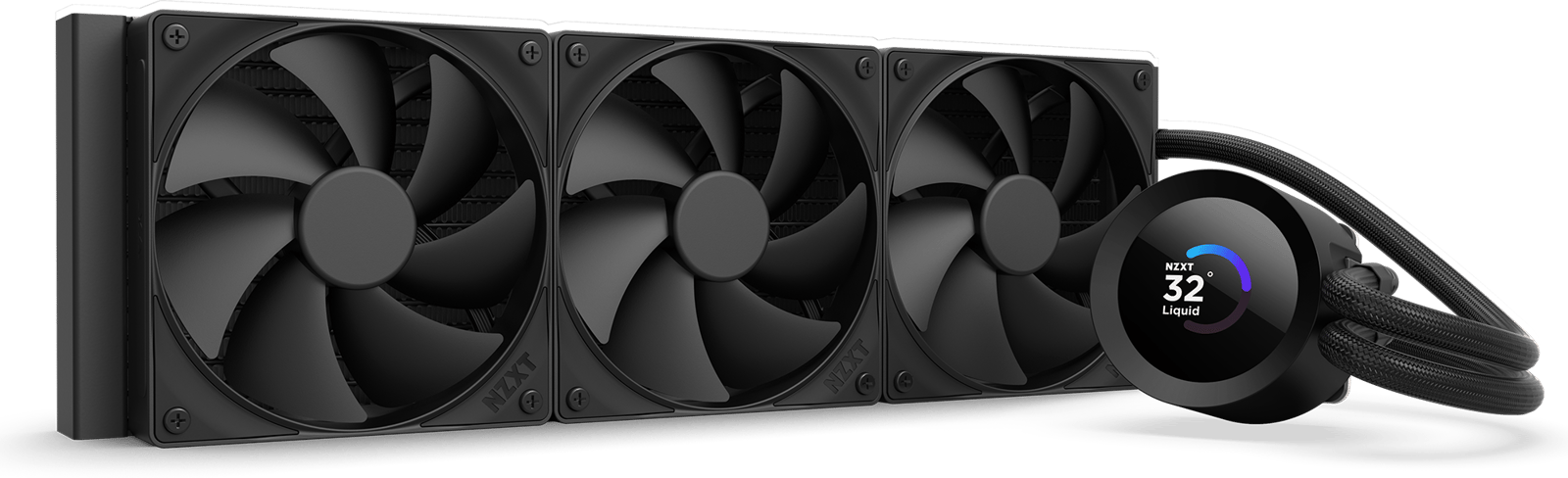 NZXT Kraken Plus 360 Svart
