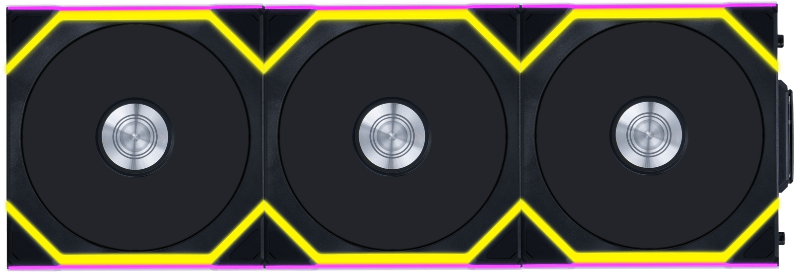 Lian Li UNI FAN SL120 Wireless Svart 3-pack