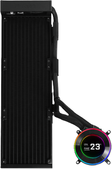 Lian Li Hydroshift II LCD-C 360 Fanless Svart
