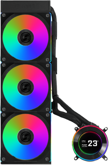 Lian Li Hydroshift II LCD-C 360R Svart