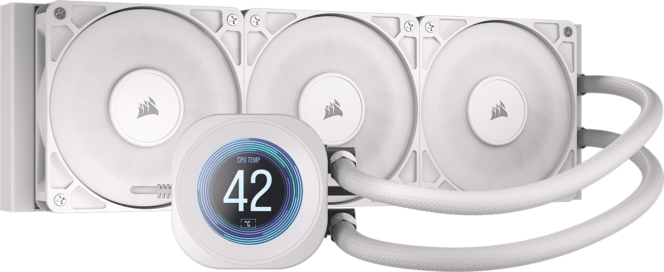 Corsair Nautilus 360 RS LCD Vit