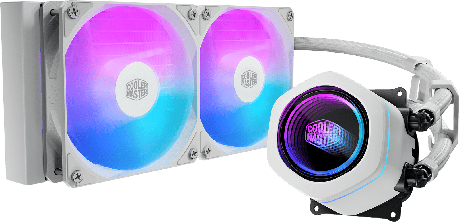Cooler Master MasterLiquid Core Nex 240 ARGB Vit