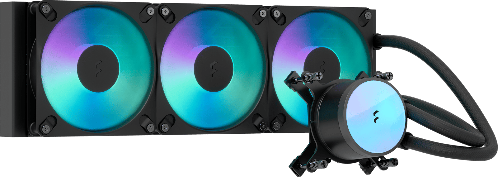 Fractal Design Radius 360 RGB Svart