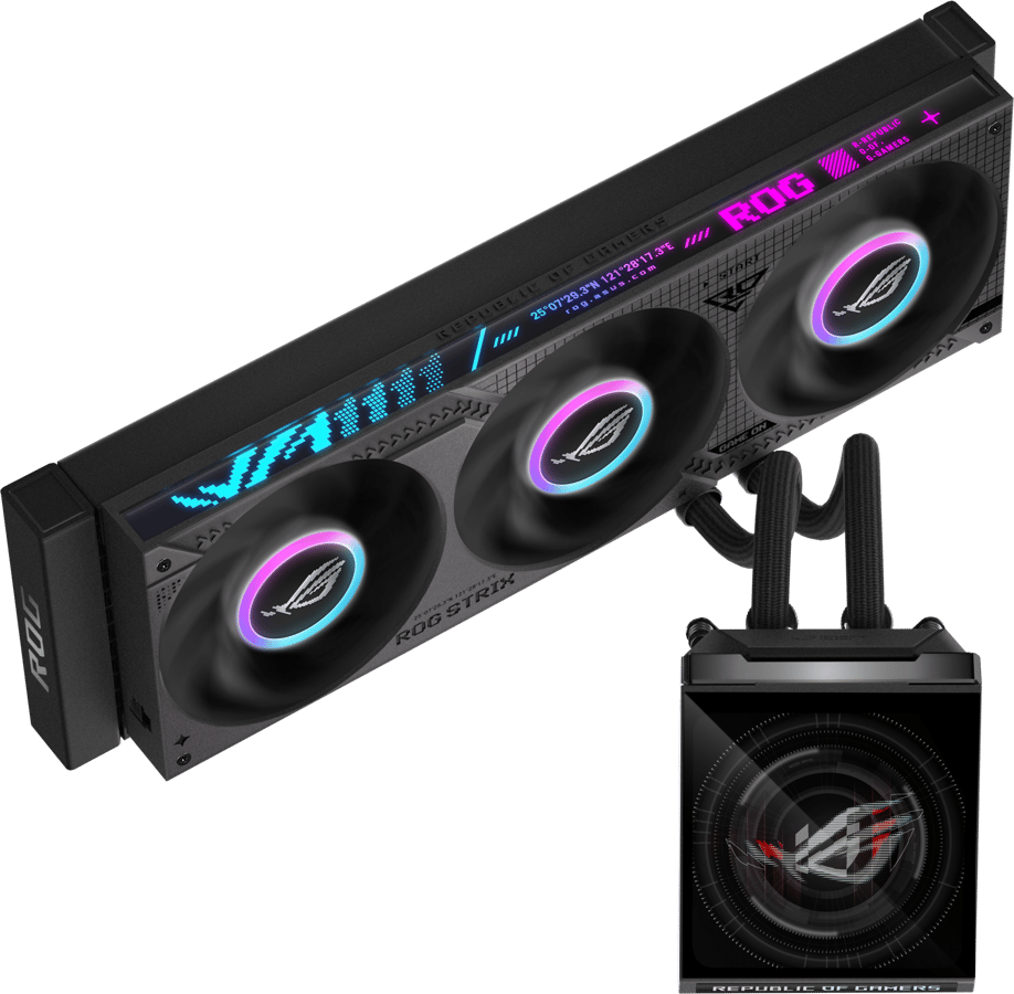 ROG Strix SLC IV 360 A-RGB LCD Svart