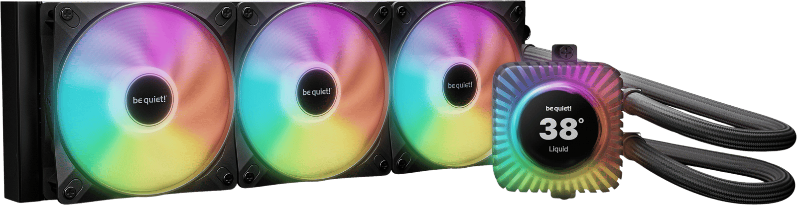 be quiet! Light Loop IO LCD 360 Svart