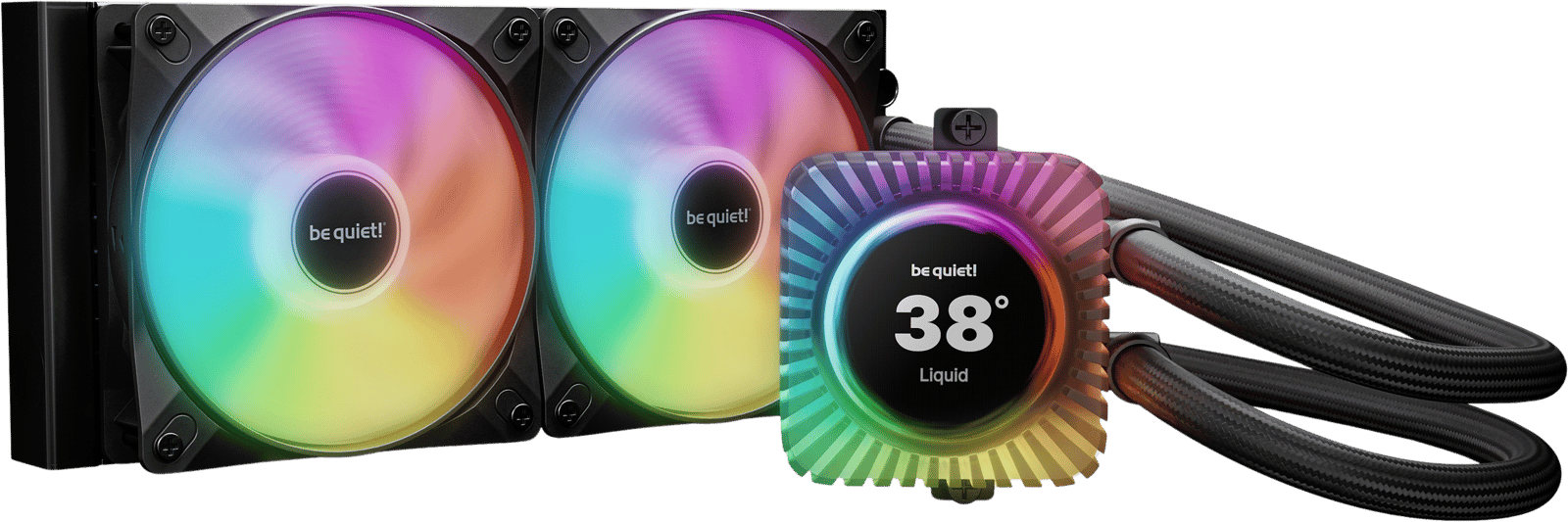 be quiet! Light Loop IO LCD 240 Svart