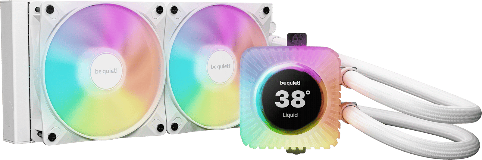 be quiet! Light Loop IO LCD 240 Vit