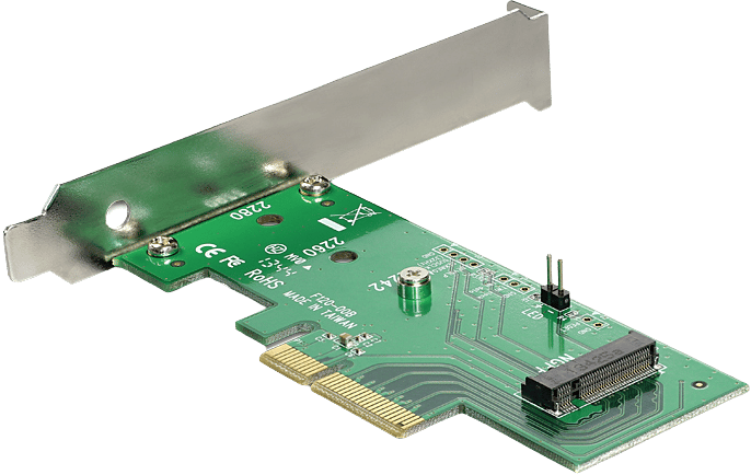 Akasa M.2 PCIe och M.2 SATA SSD Adapter