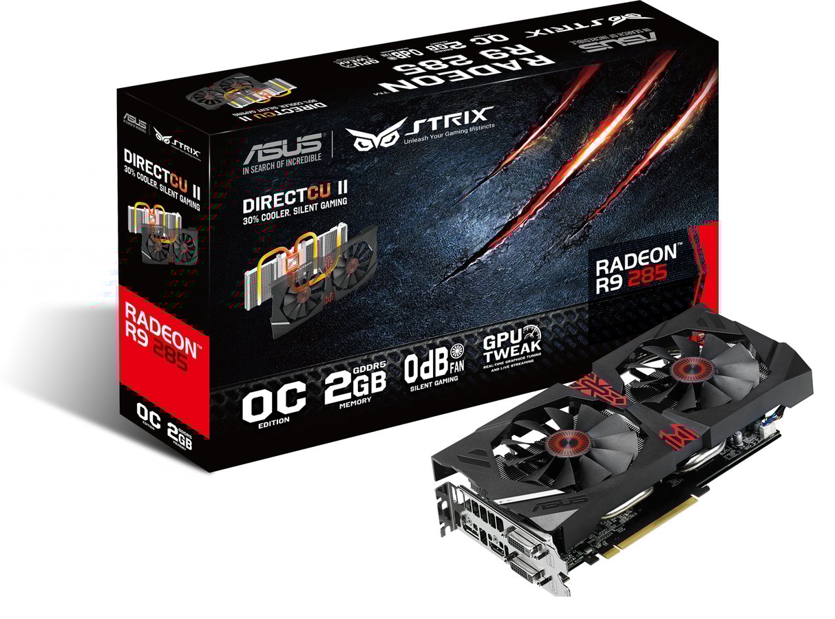 2gb Asus R9380 Asus Strix R9 380 Amd Radeon R9 285 2gb Asus R9 285
