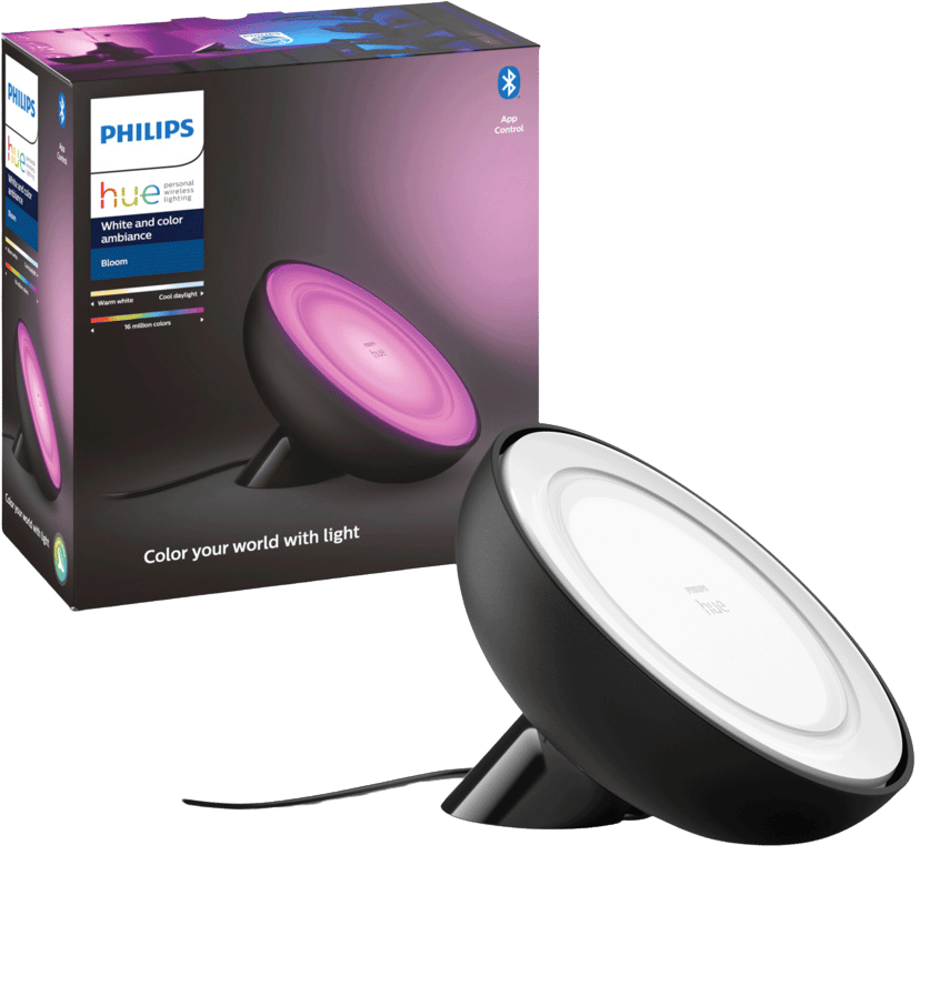 Philips Hue Bloom Color Bordslampa Svart