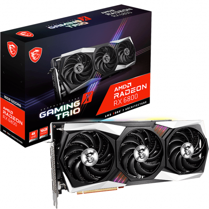 MSI Radeon RX 6800 16GB GAMING X TRIO
