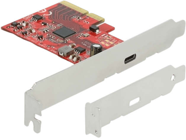 Delock kontrollerkort PCIe till 1st USB Type C (USB 3.2 Gen 2x2)