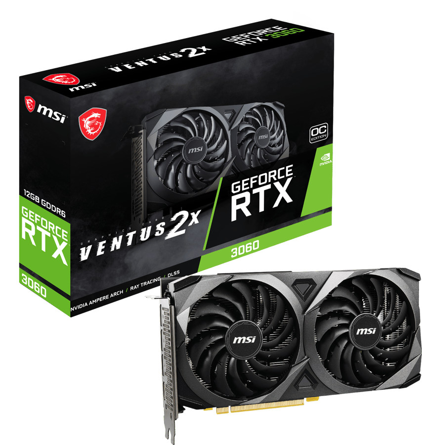 MSI GeForce RTX 3060 12GB VENTUS 2X OC