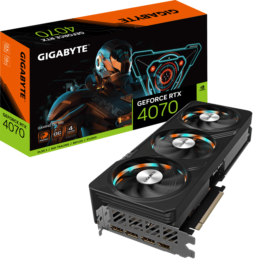 Gigabyte GeForce RTX 4070 12GB Gaming OC