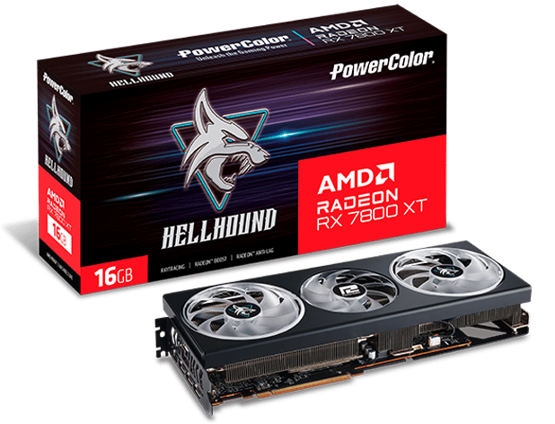PowerColor Radeon RX 7800 XT 16GB Hellhound