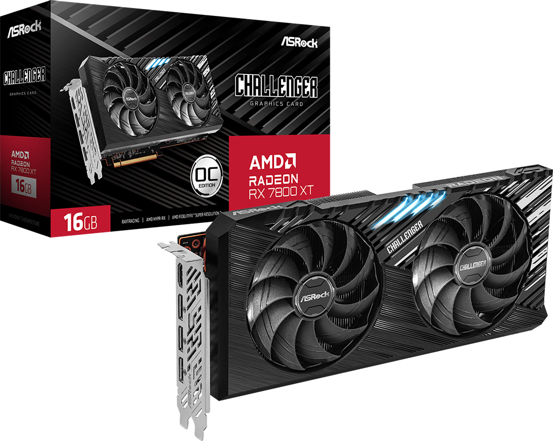 ASRock Radeon RX 7800 XT 16GB Challenger