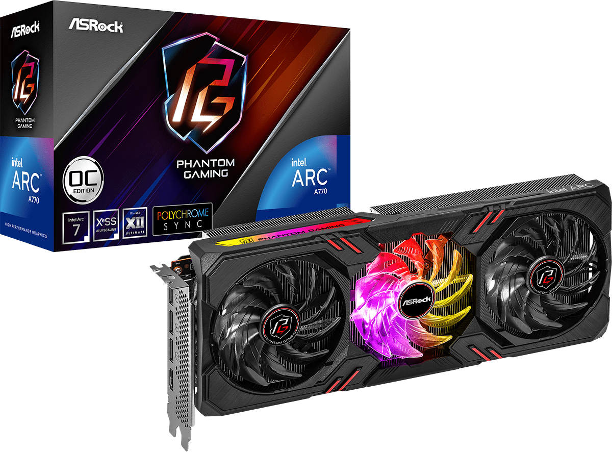 ASRock Arc A770 16GB Phantom Gaming OC