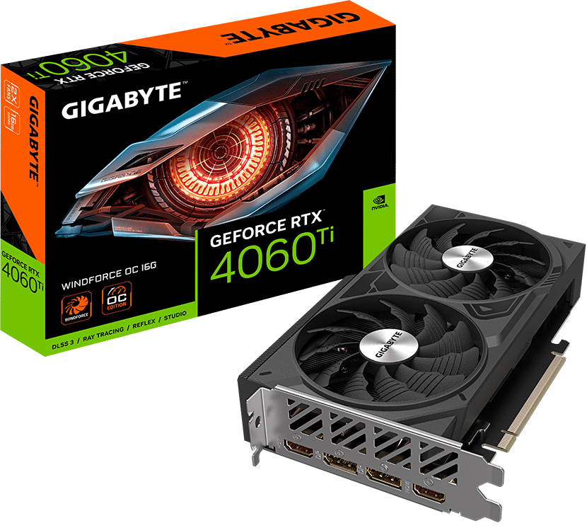 Gigabyte GeForce RTX 4060 Ti 16GB Windforce