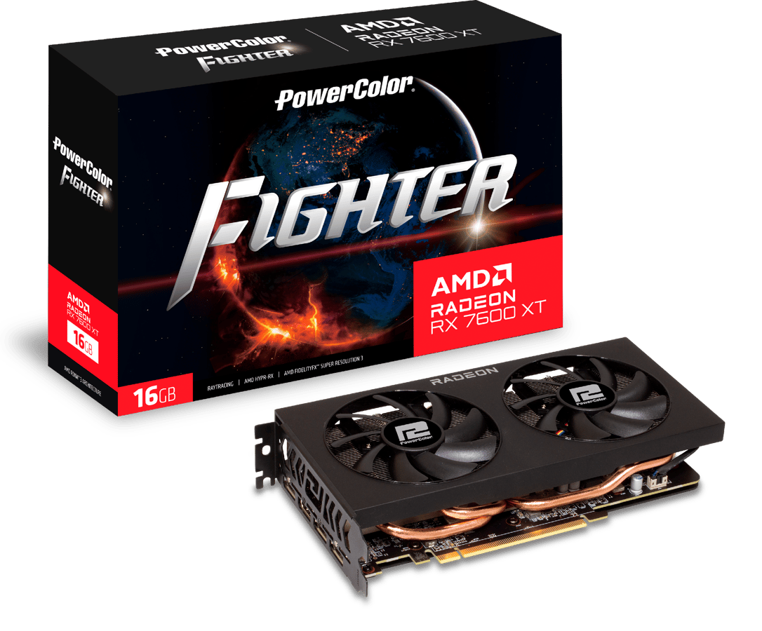 PowerColor Radeon RX 7600 XT 16GB Fighter - Inet.se
