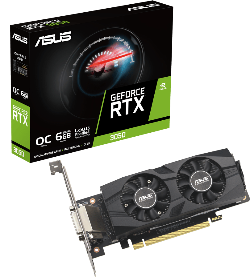 ASUS GeForce RTX 3050 6GB LP BRK OC