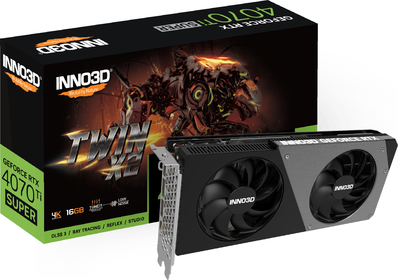 INNO3D GeForce RTX 4070 Ti SUPER 16GB Twin X2