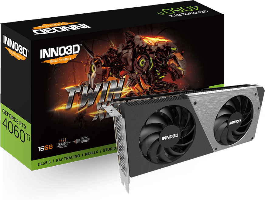 INNO3D GeForce RTX 4060 Ti 16GB Twin X2