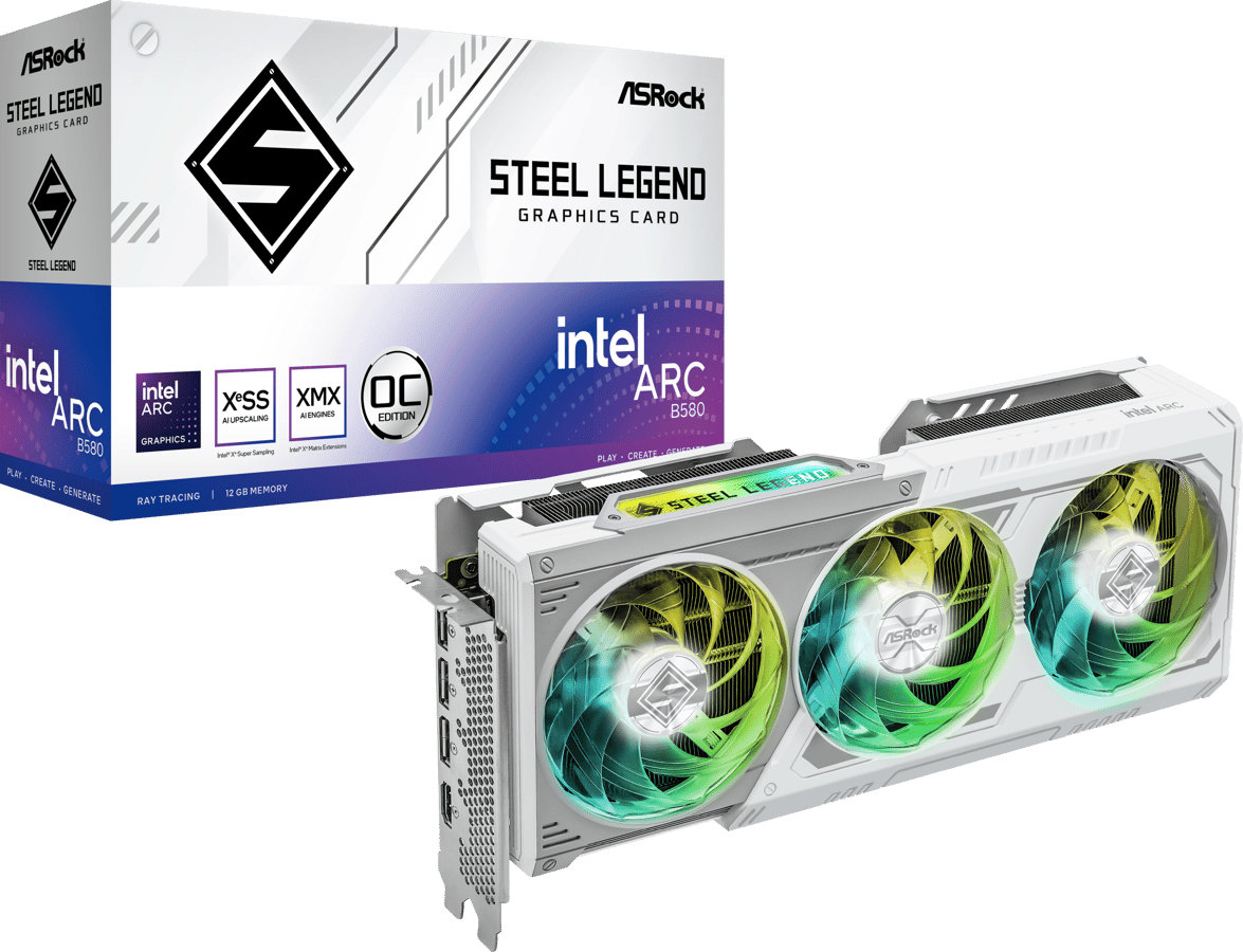 ASRock Arc B580 12GB Steel Legend OC