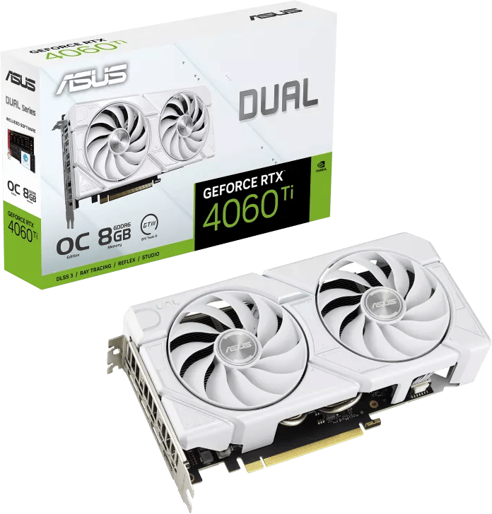 ASUS GeForce RTX 4060 Ti 8GB DUAL OC EVO White - Inet.se