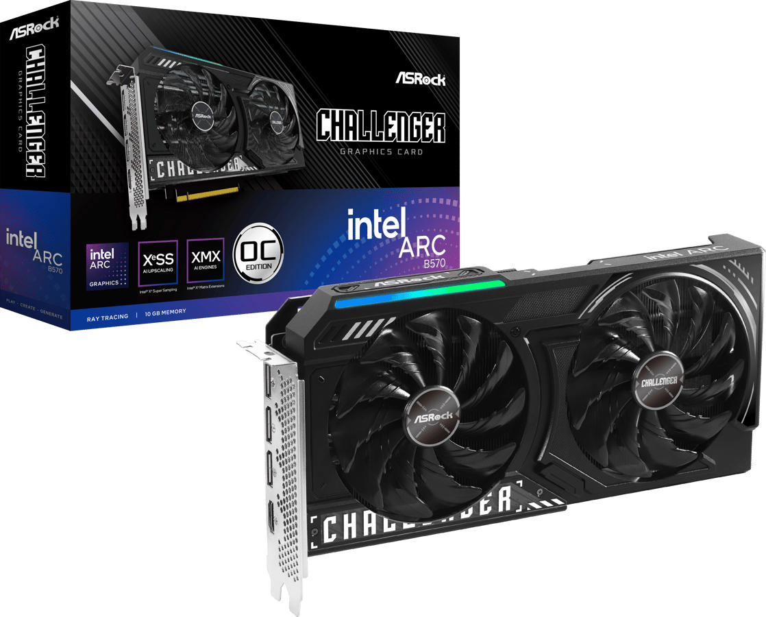 ASRock Arc B570 10GB Challenger OC