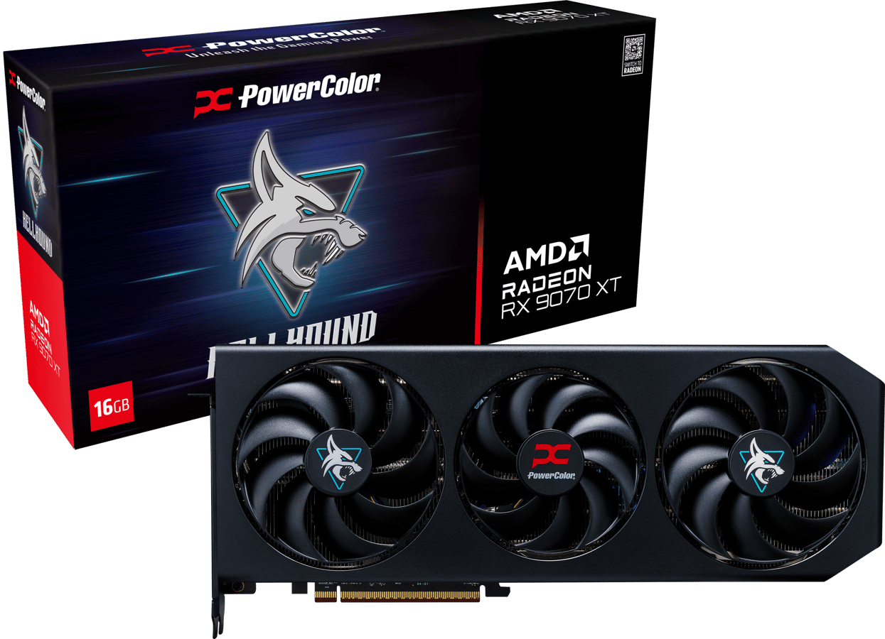 PowerColor Radeon RX 9070 XT 16GB Hellhound
