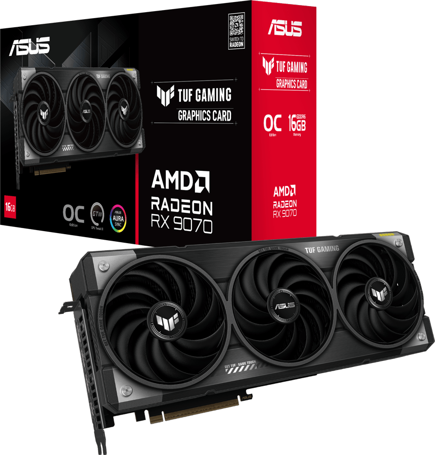 ASUS Radeon RX 9070 16GB TUF Gaming OC